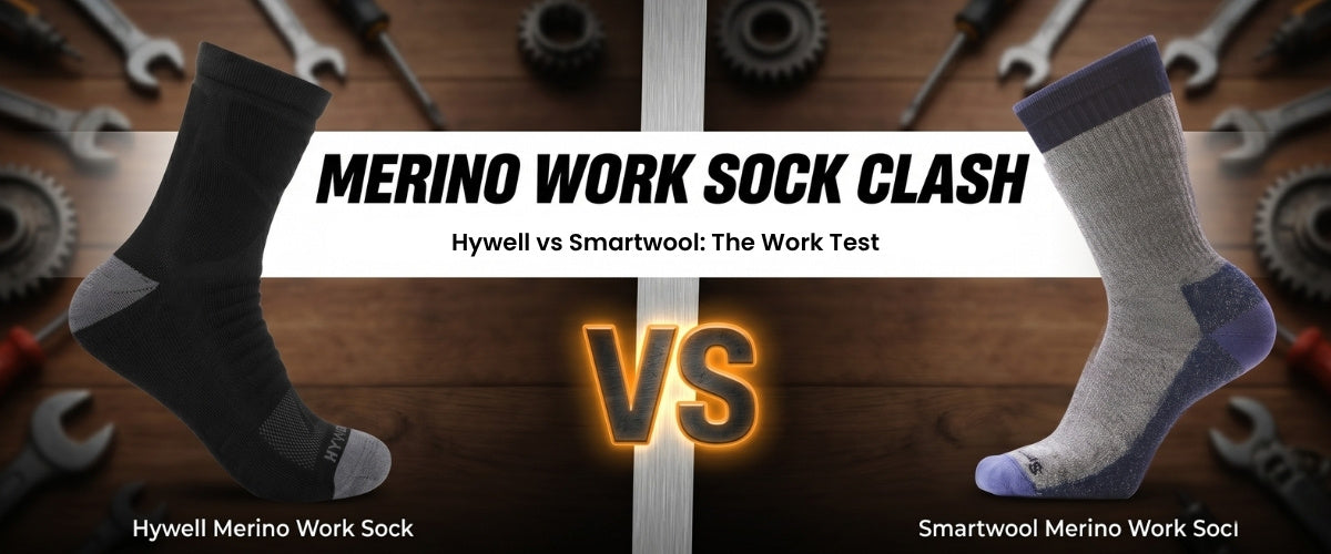 Hywell vs Smartwool: which merino wool sock is better for work