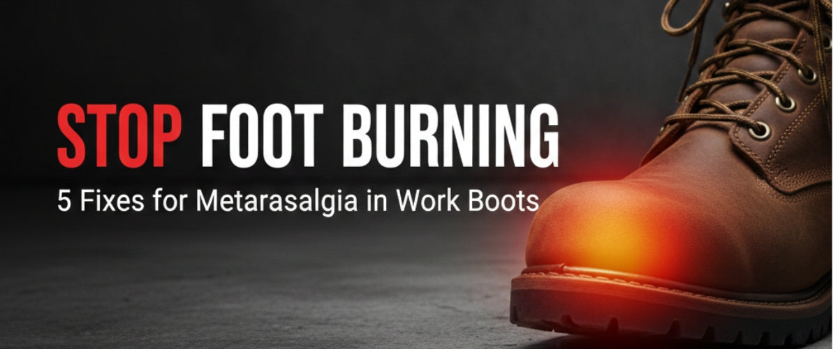 Burning Ball of Foot in Work Boots? 5 Fixes for Metatarsalgia on Concrete