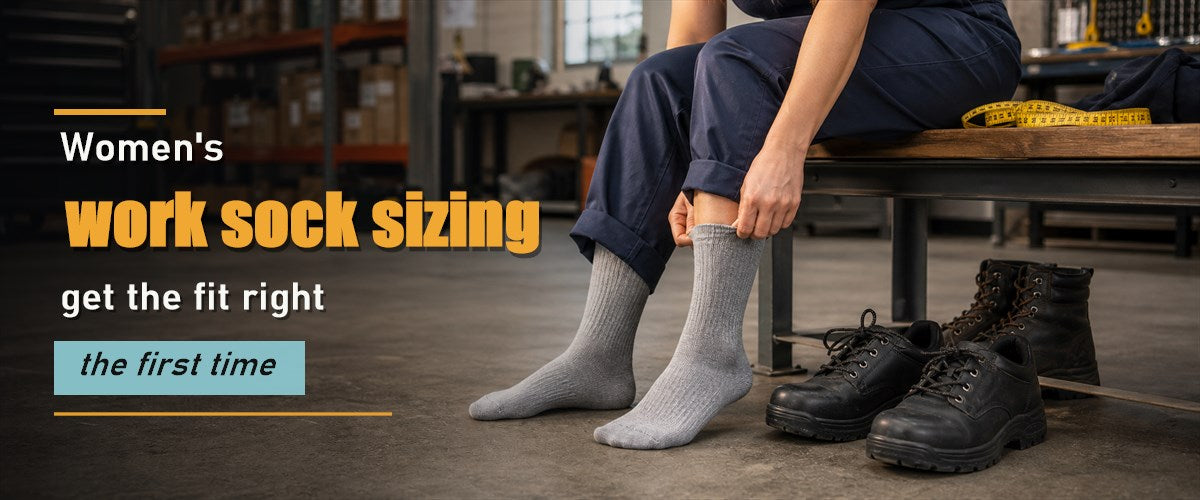 Women's work sock sizing - get the fit right the first time