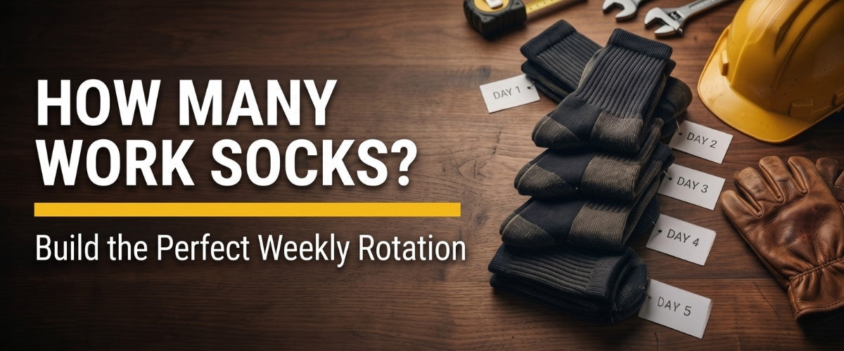 How many pairs of work socks do you actually need?