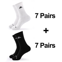 Compression Cushioned Court Sports Crew Socks 14 Pairs