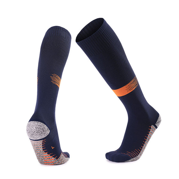 Coolmax® Compression Running Over The Calf Socks Navy