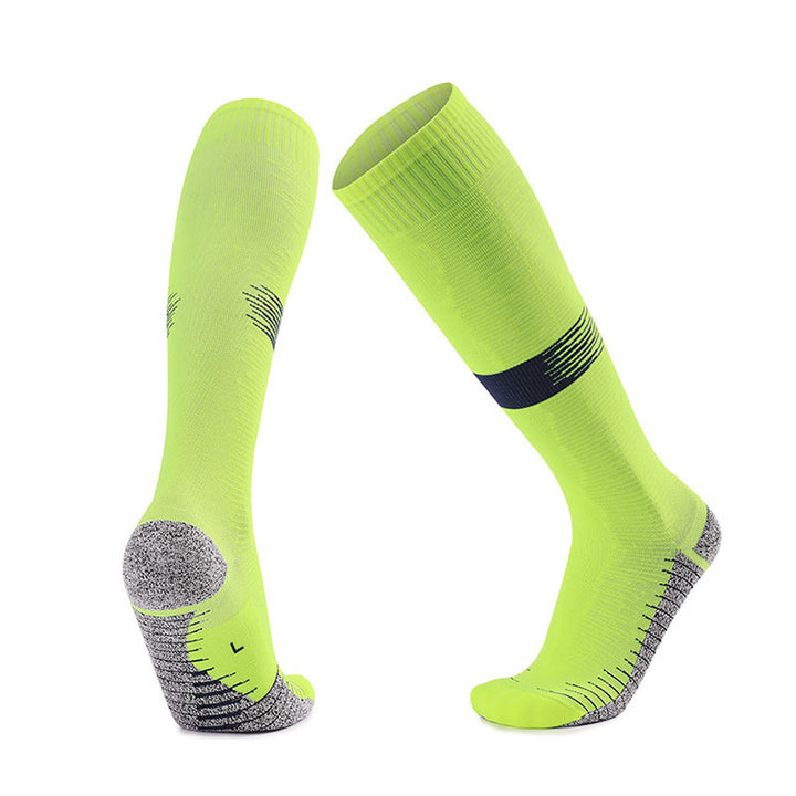 Coolmax® Compression Running Over The Calf Socks Yellow