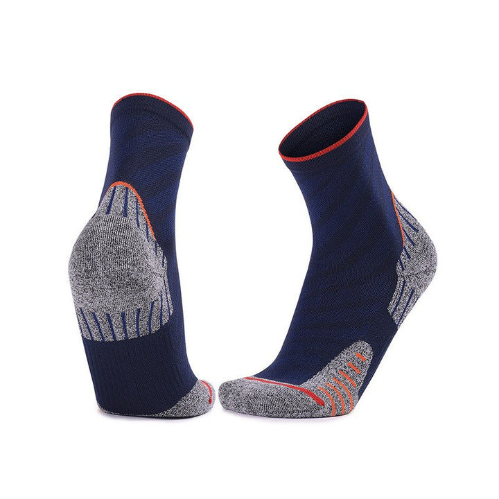 Coolmax® Cushioned Tennis Quarter Socks Navy
