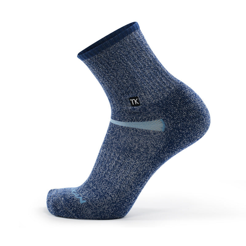 Coolmax® Merino Wool Hiking Crew Socks Dark blue