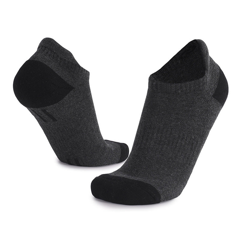 Coolmax® Thick Padded Fitness Ankle Socks Dark Gray