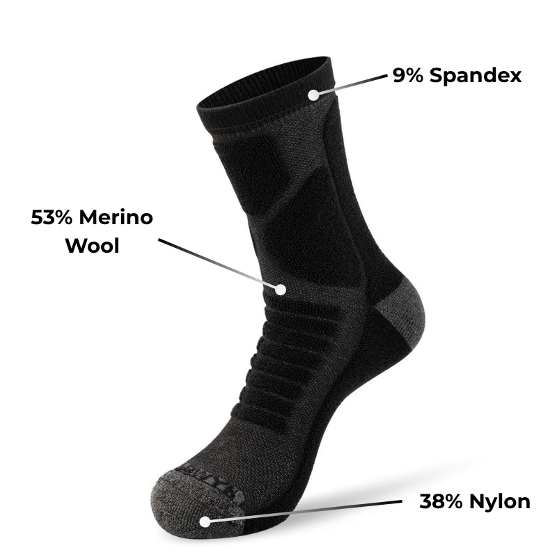Hywell Merino wool sock material