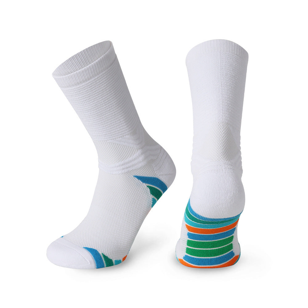 Maximum Cushioned Running Socks White