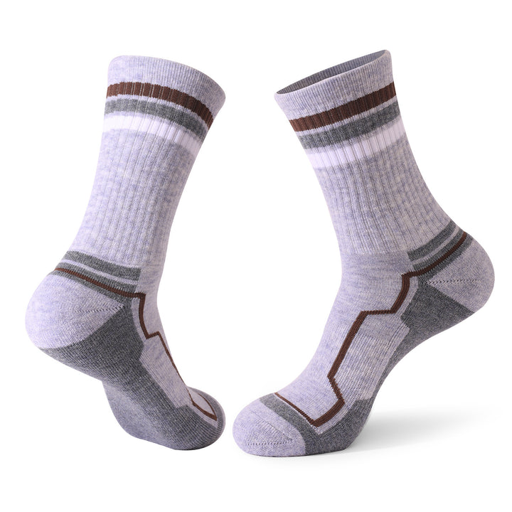 Merino Wool Thick Padded Basketball Crew Socks White