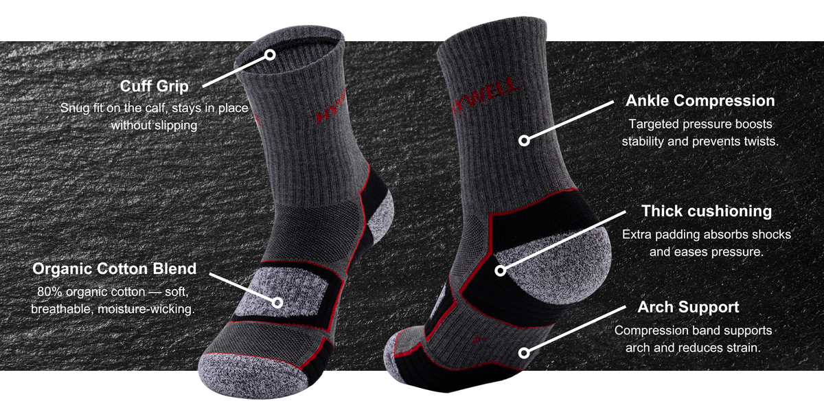 Hywell™ | Compression Running Socks for Men's
