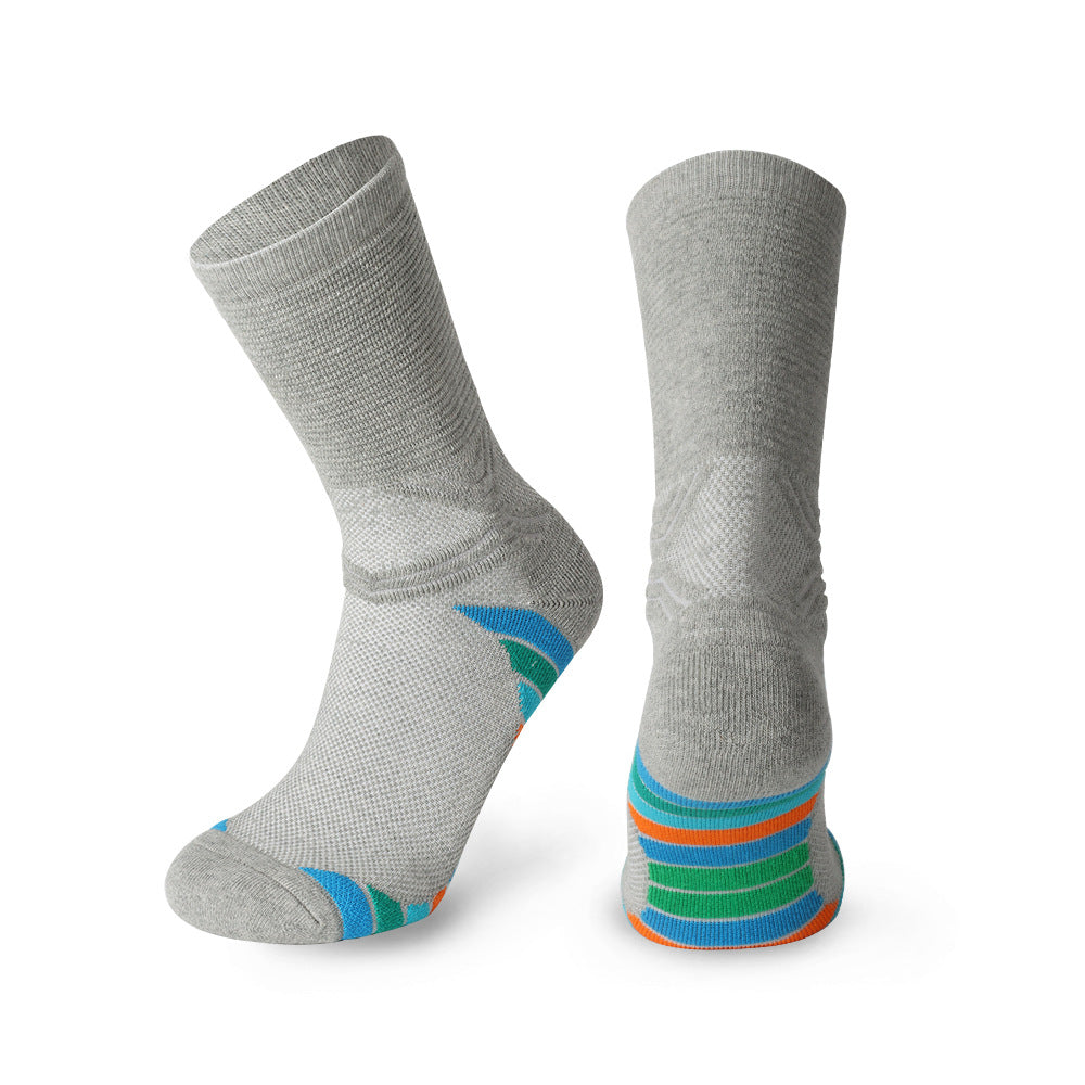 Running Crew Socks Gray