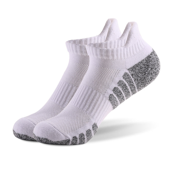 Thick Padded Athletic Ankle Socks white