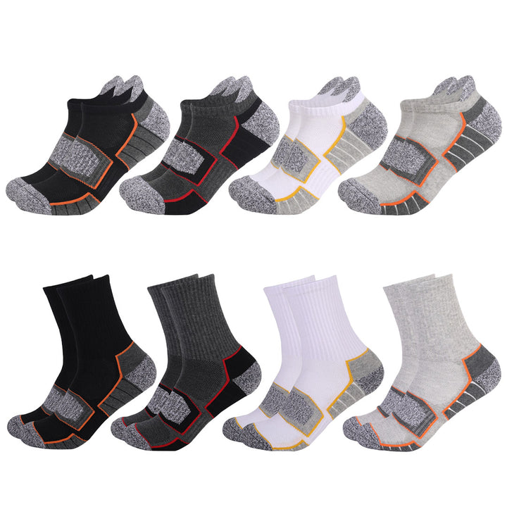 Thick Padded Compression Running Ankle&Crew Socks