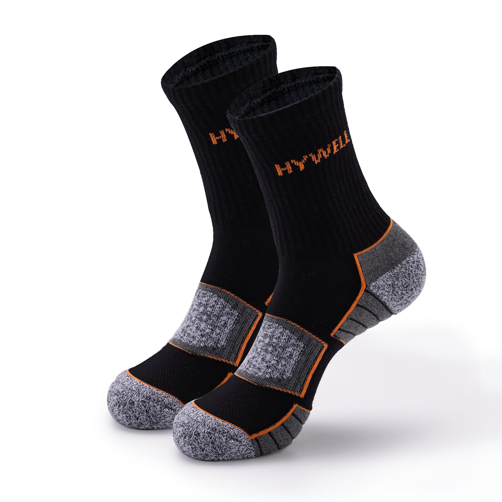 Calzini Uomo Wrangler Peak - 6 Paia, Mezza Imbottitura E Supporto Arco Plantare, Traspiranti, Colori: Nero, Bianco, Grigio