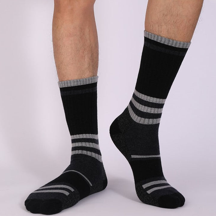 Wearing Hywell Merino Wool Midweight Hunting Crew Socks