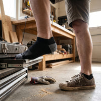 cushioned low cut socks workshop lifestyle
