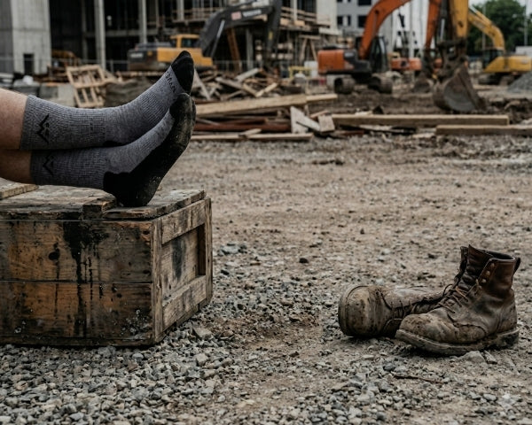 merino wool work socks banner
