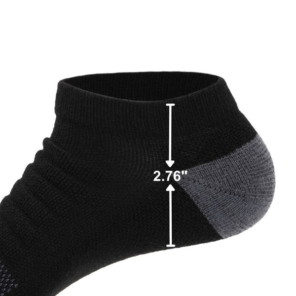 no show sock leg length